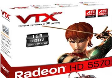 TUL выпускает полноразмерную 3D-карту VTX3D HD5570 